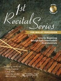 1st Recital Series - Mallet Percussion published by Curnow (Book & CD)
